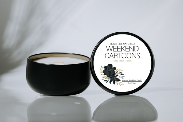 Weekend Cartoons Candle-7oz